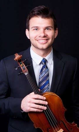 Ivan Ugorich with his viola